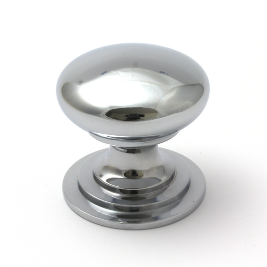 32mm Polished Chrome Victorian Kitchen Cupboard Knobs