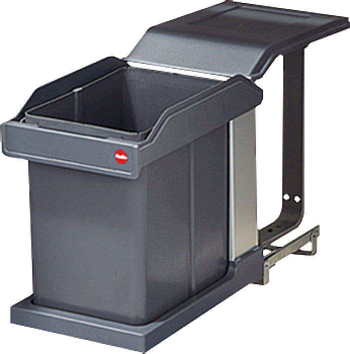 Hailo Solo Base Mounted Pull Out 20L Bin - 300mm Cabinet