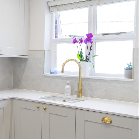 Victorian Cabinet Cup Pull Handle - 76mm Centres