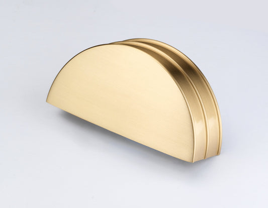 Orkney Brushed Satin Brass cabinet cup handle