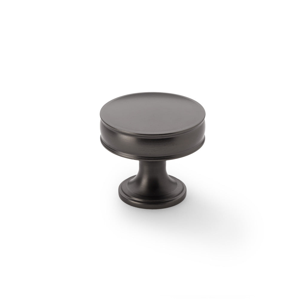 Lynd Cupboard Knob - Dark Bronze - 38mm
