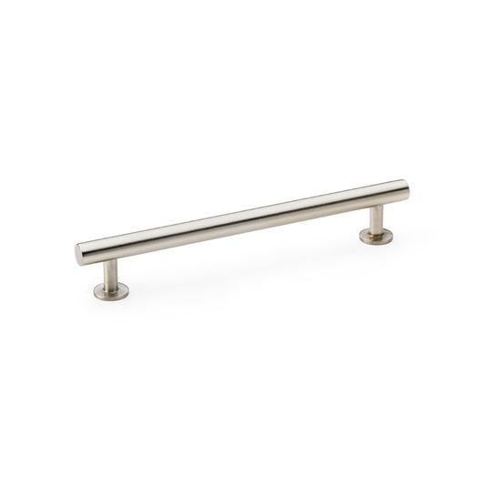 Round T-Bar Cabinet Pull Handle - Satin Nickel - Centres 160mm