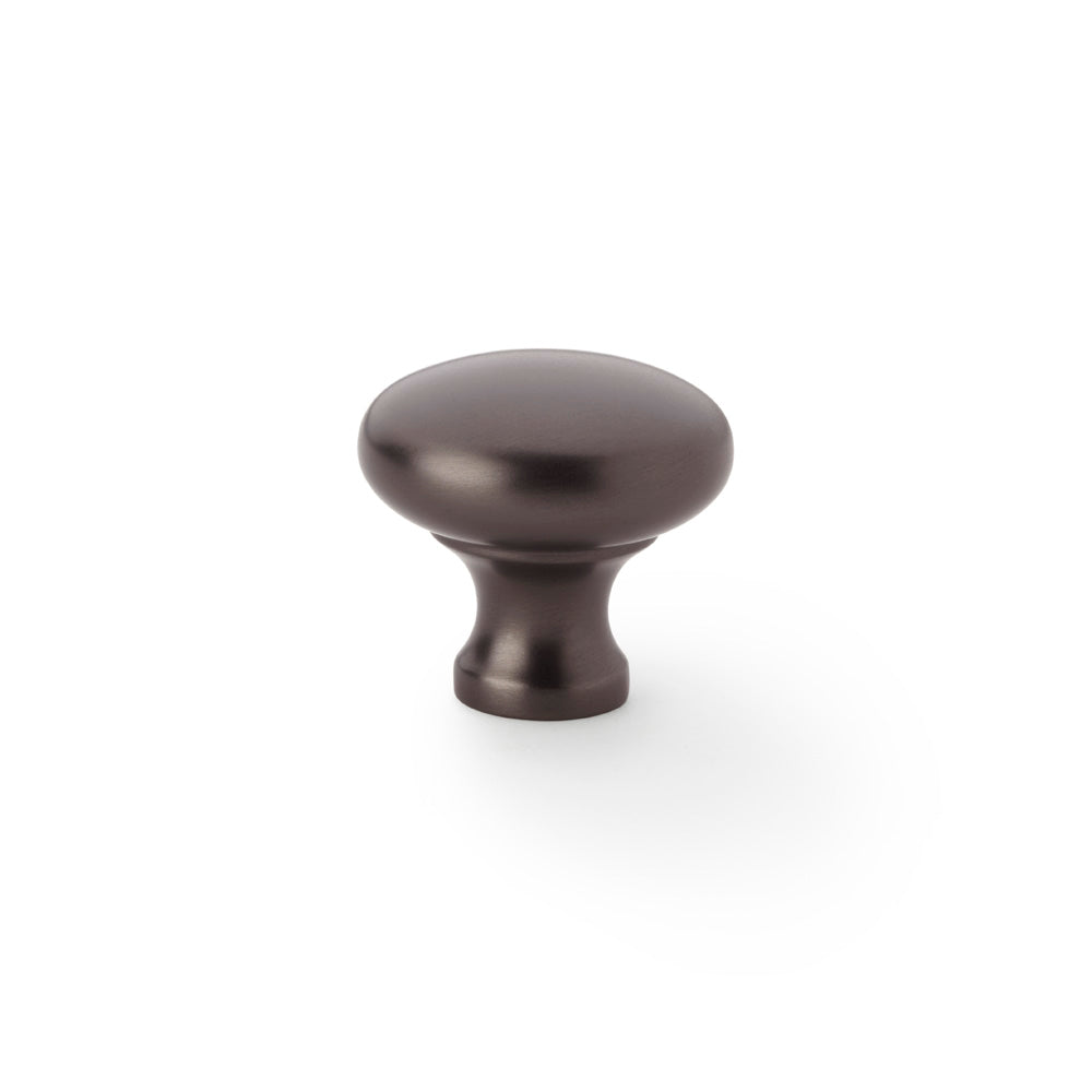 Wade Round Cupboard Knob - Dark Bronze - 32mm