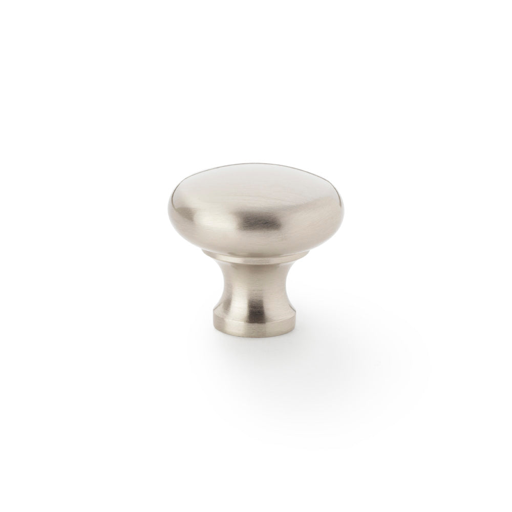 Wade Round Cupboard Knob - Satin Nickel - 32mm