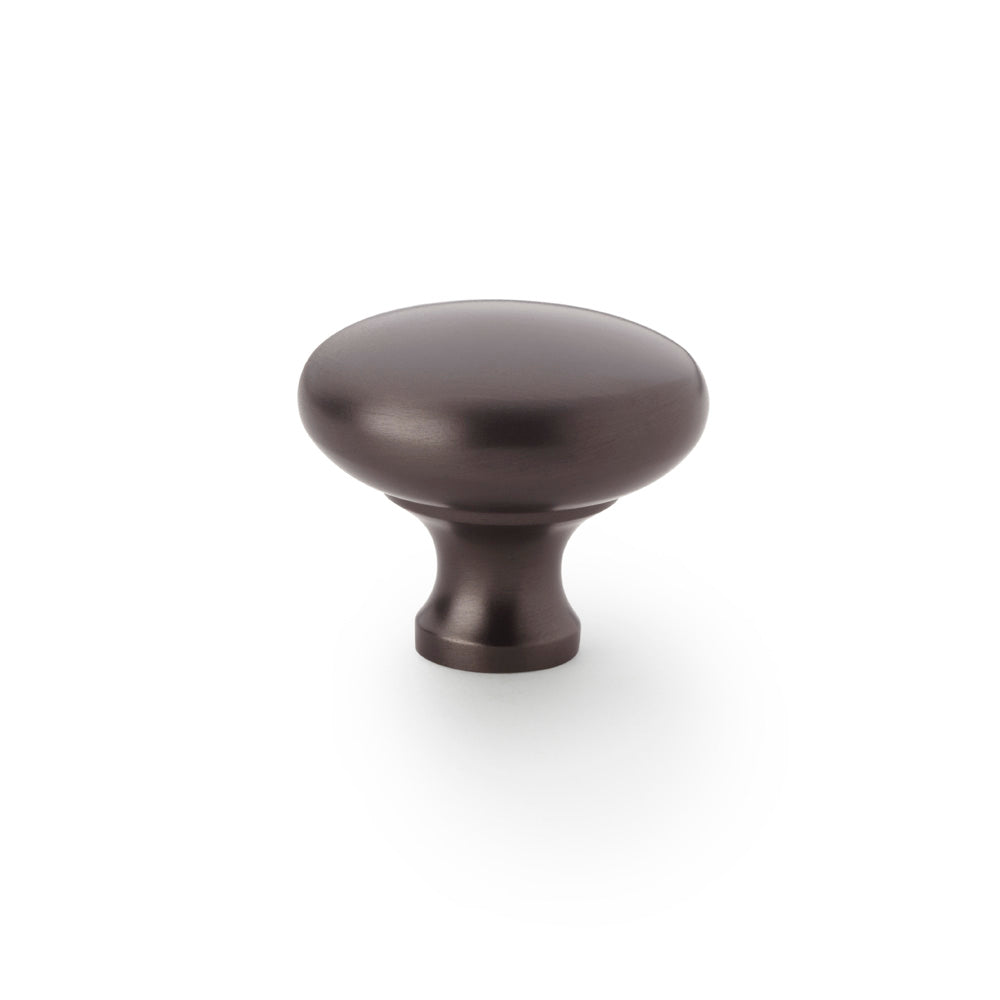 Wade Round Cupboard Knob - Dark Bronze - 38mm