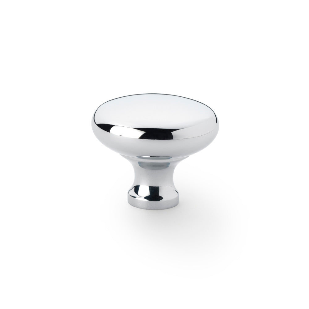 Wade Round Cupboard Knob - Polished Chrome - 38mm