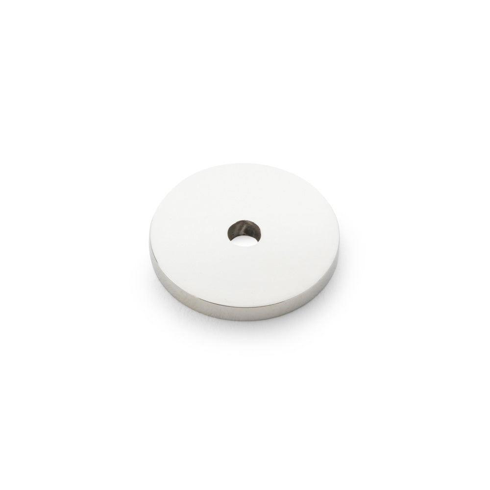 Circular Backplate - Polished Nickel - Diameter 25mm