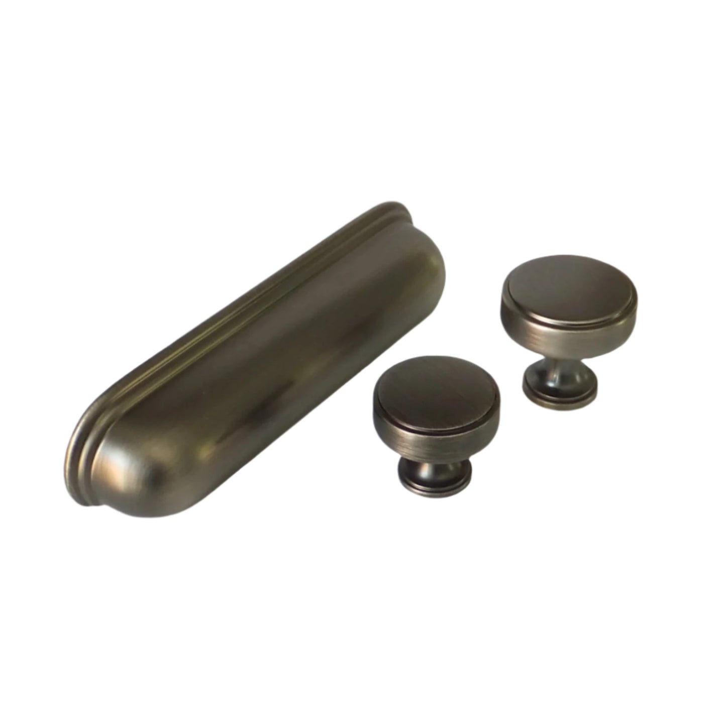 Calgary Gunmetal Grey Cabinet Cup Handles And Knobs