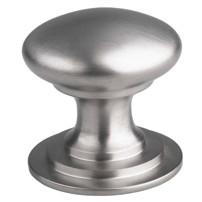 Victorian satin nickel cabinet knobs