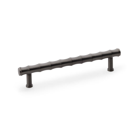 Crispin Dark Bronze PVD Bamboo T-Bar Cabinet Handle - 160mm Centres