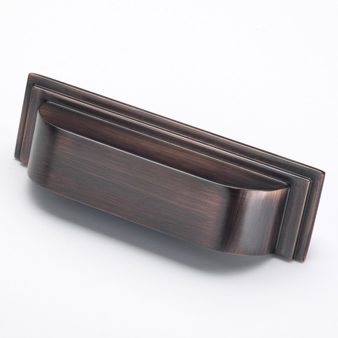 Keswick American Copper Rectangular Cabinet Cup Handle - 96mm Centres