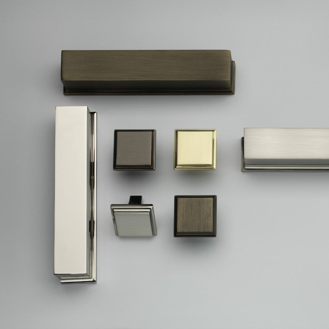 Hamilton Square Cabinet Door Knob - 34mm