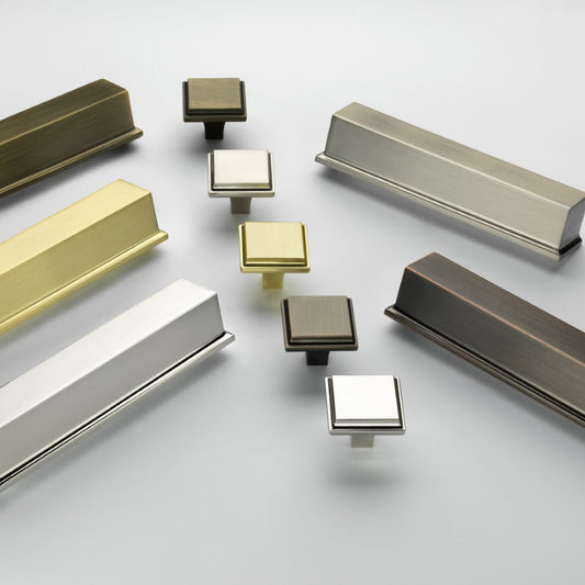 Hamilton Square Cabinet Door Knob - 34mm