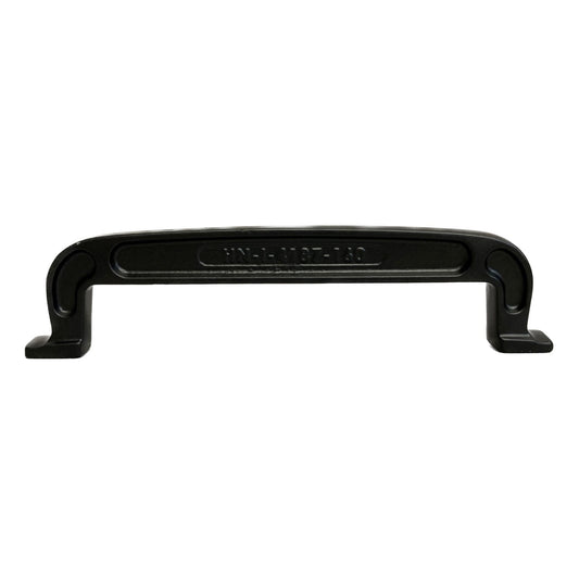 Kingston Matt Black Industrial Cabinet Bar Handle detail - 128mm Centres