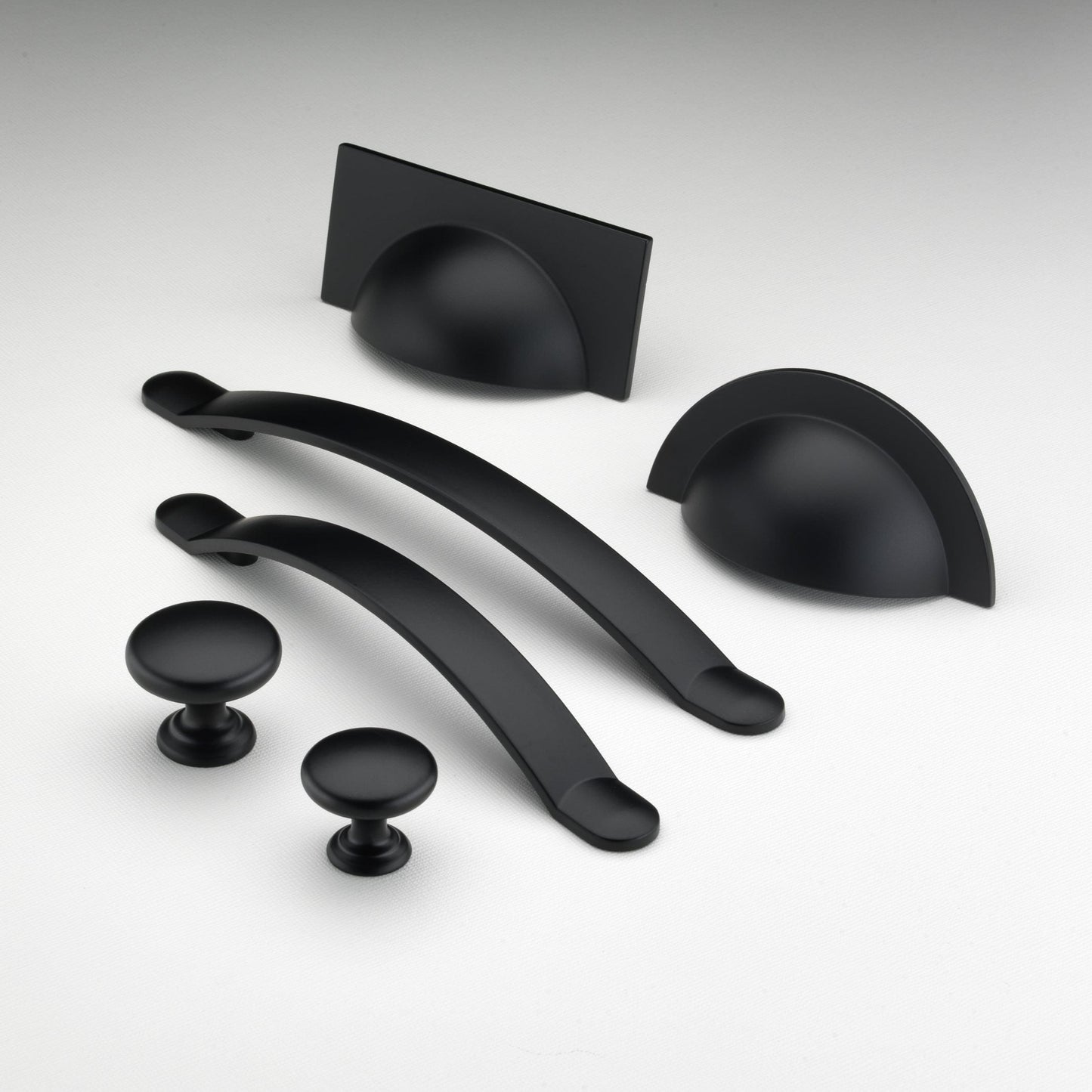 Monmouth Matt Black Cabinet Bow Handle - 160mm Centres