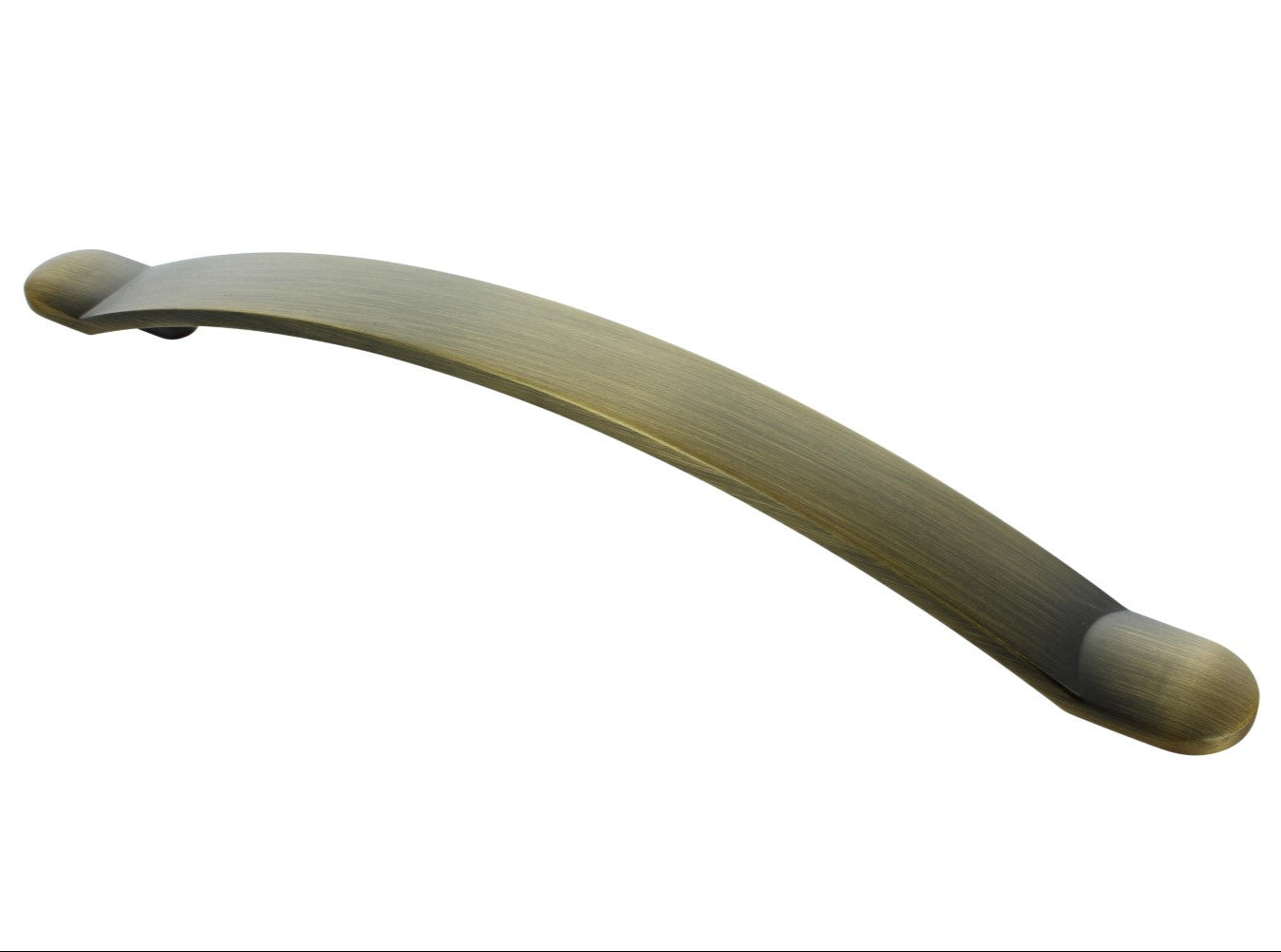 Monmouth Antique Brass Kitchen Cabinet Bow Handles - 128mm Centres