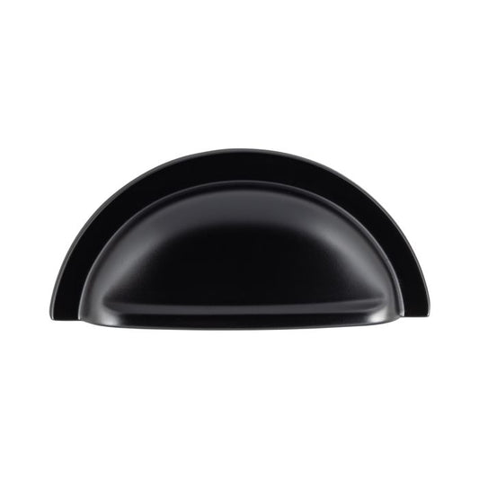 Oxford Matt Black Kitchen Cabinet Cup Handles | 76mm Centres