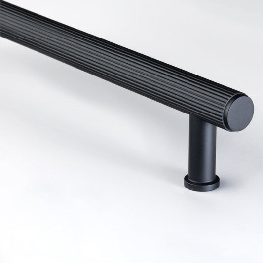 Stirling Brass Cabinet Bar Handle in Matt Black Finish