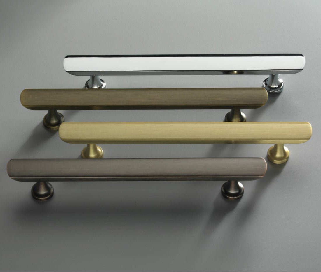 Cabinet Hardware Finishes Explained: Antique Brass, Brushed Copper, Chrome & More
