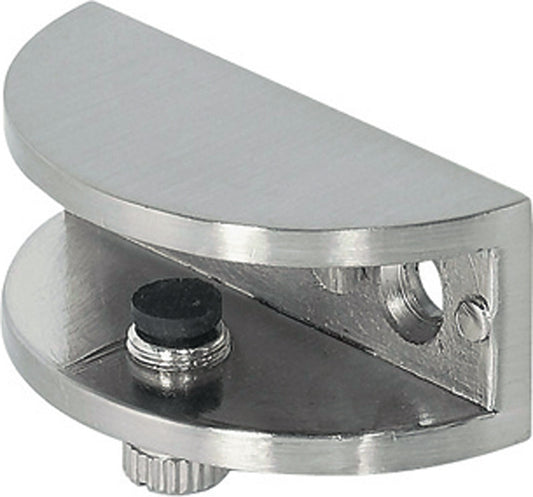 2 x Stainless Steel Shelf Brackets, 5-8mm Glass