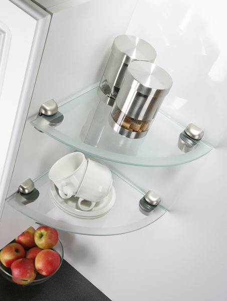 Polished Chrome Shelf Bracket