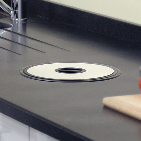 13 Litre Recessed Kitchen Worktop Bin
