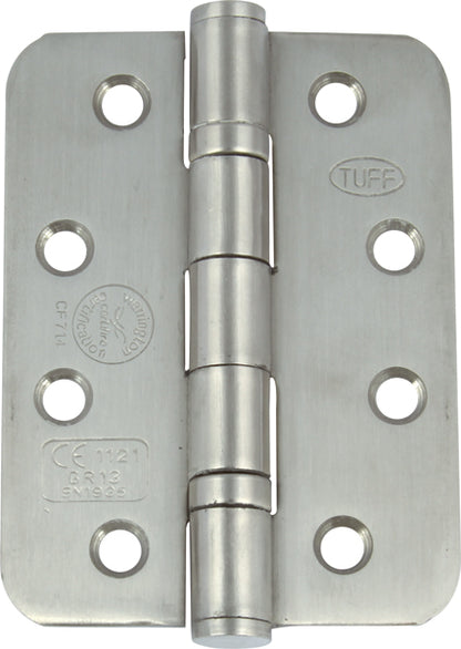 Ball Bearing Door Hinges - Satin Stainless Steel - 102 x 76mm