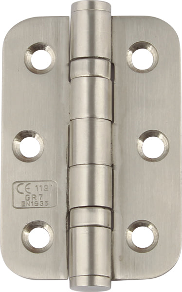 Ball Bearing Door Hinges - Polished Stainless Steel - 76 x 51mm