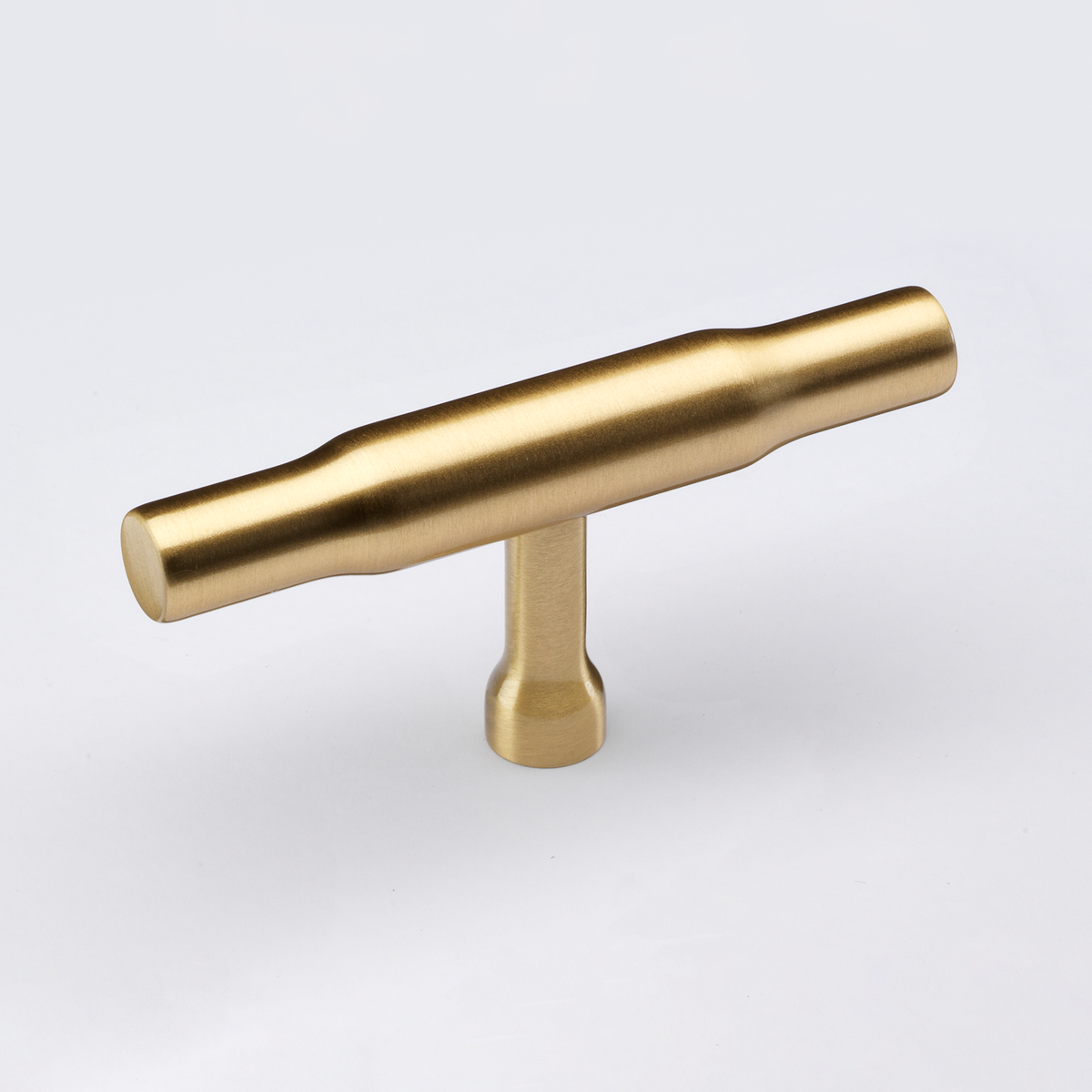Bowland Brushed Satin Brass T-bar cabinet knob