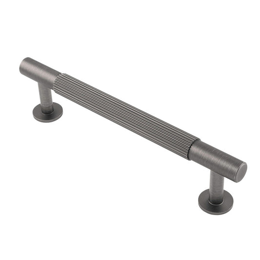 Lines Anthracite Reeded T Bar Cabinet Handles