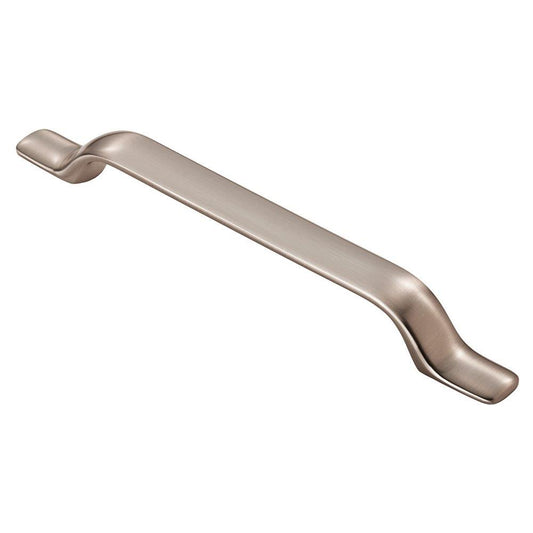 Treveri Satin Nickel Cabinet Handle - 160mm Centres
