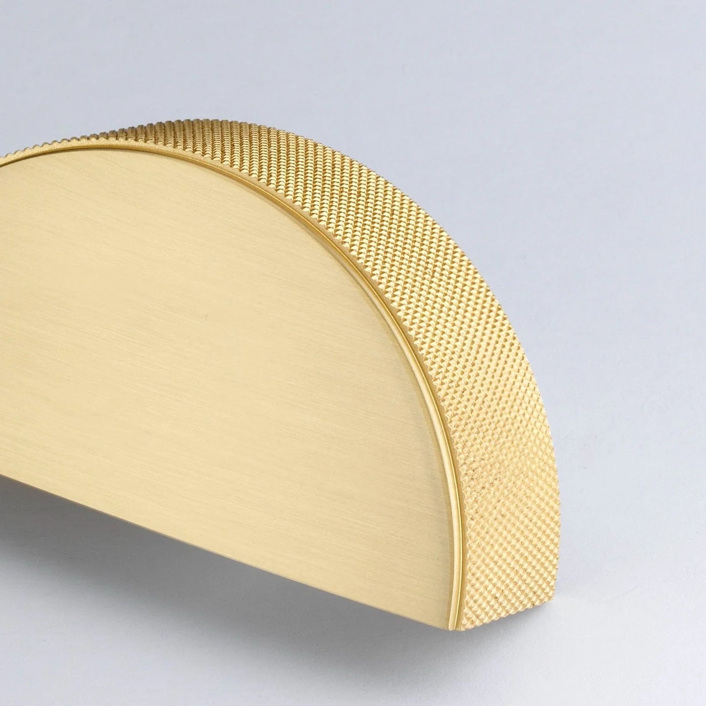 Henley Knurled Solid Brass Cabinet Cup Handle