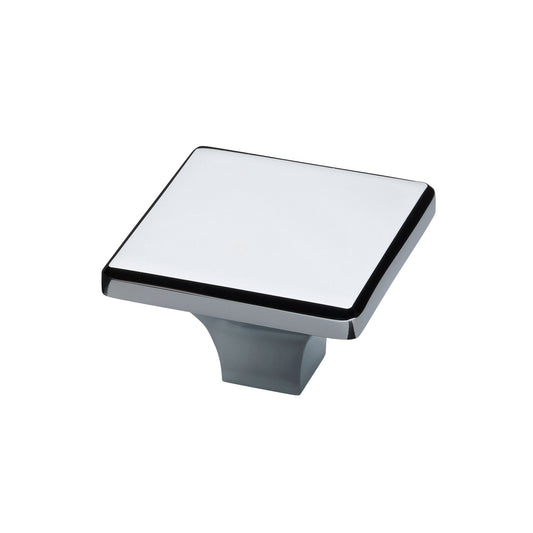 Georgia Polished Chrome Cupboard Door Knob - 50mm