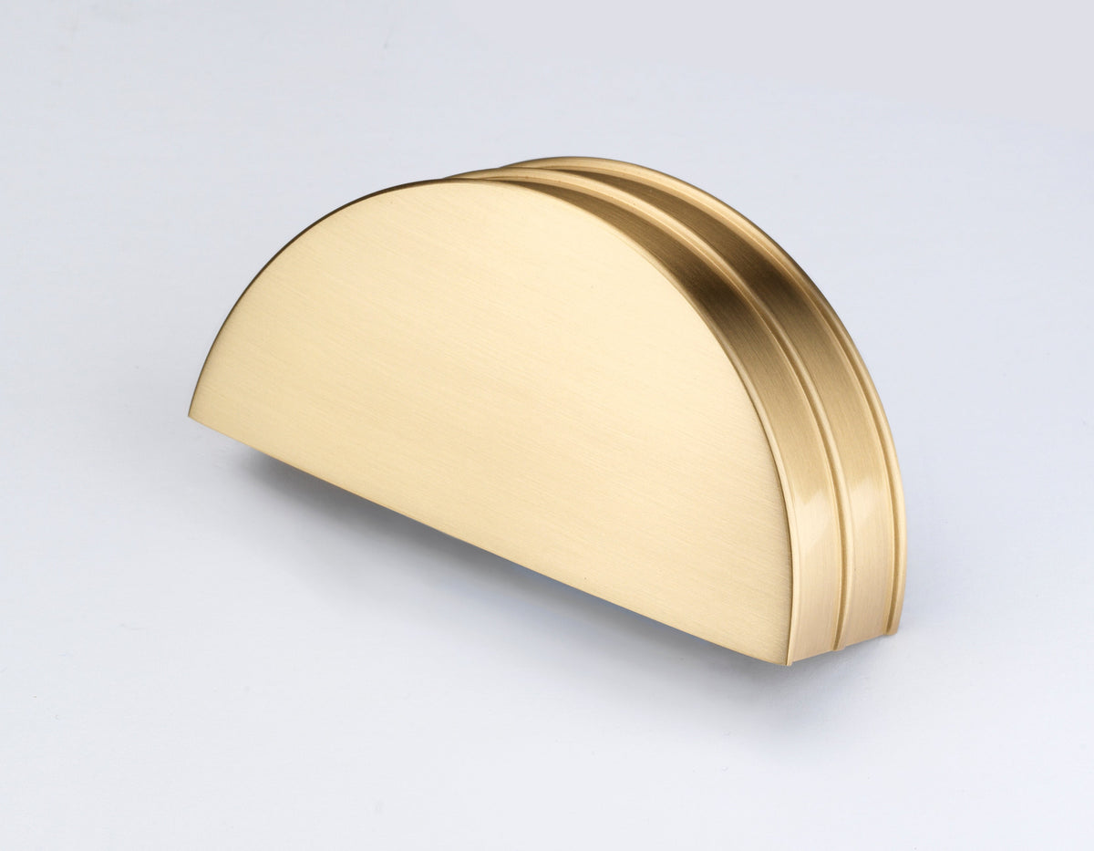Orkney Brushed Satin Brass cabinet cup handle