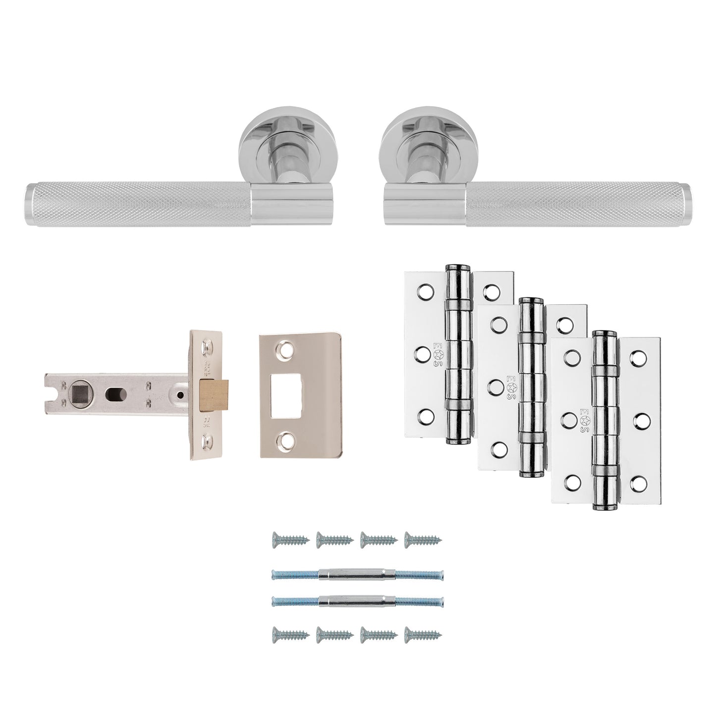 Lagos Lever On Round Rose Door Pack