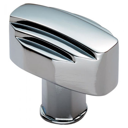 Polished Chrome Art Deco Cabinet Knob | 30mm