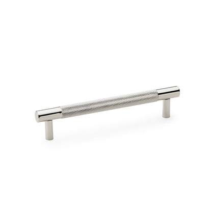 Brunel Polished Nickel Knurled T-Bar Cupboard Handles