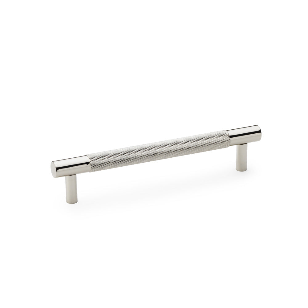 Brunel Polished Nickel Knurled T-Bar Cupboard Handles