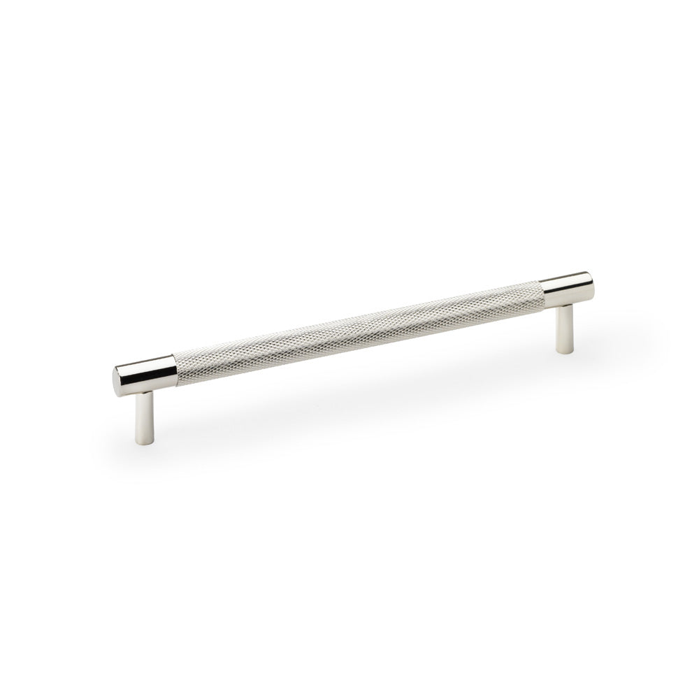 Brunel Polished Nickel Knurled T-Bar Cupboard Handles
