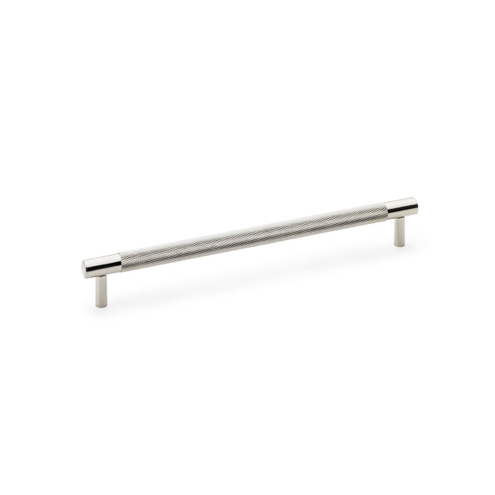 Brunel Polished Nickel Knurled T-Bar Cupboard Handles