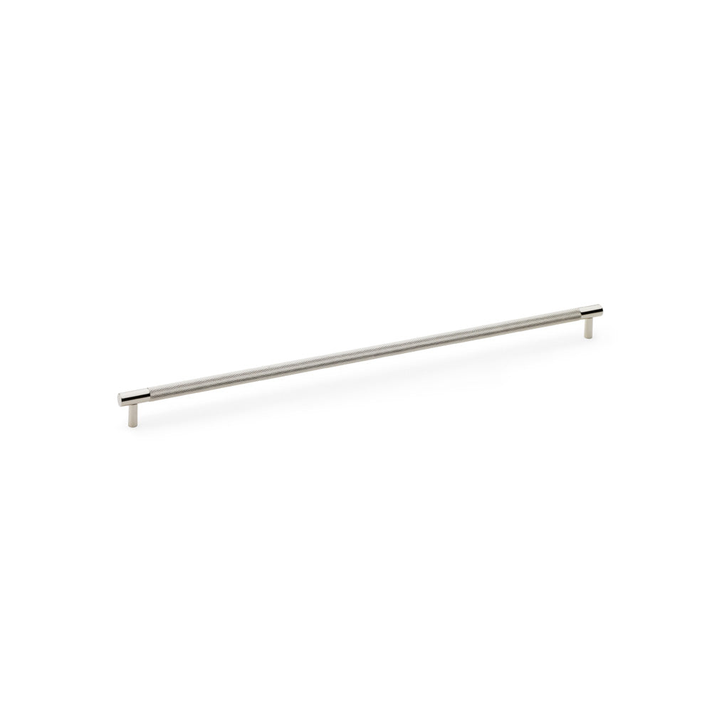 Brunel Polished Nickel Knurled T-Bar Cupboard Handles