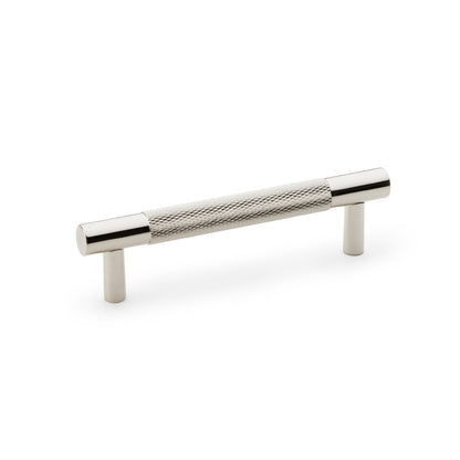 Alexander & Wilks Brunel Polished Nickel Knurled T-Bar Cupboard Handles