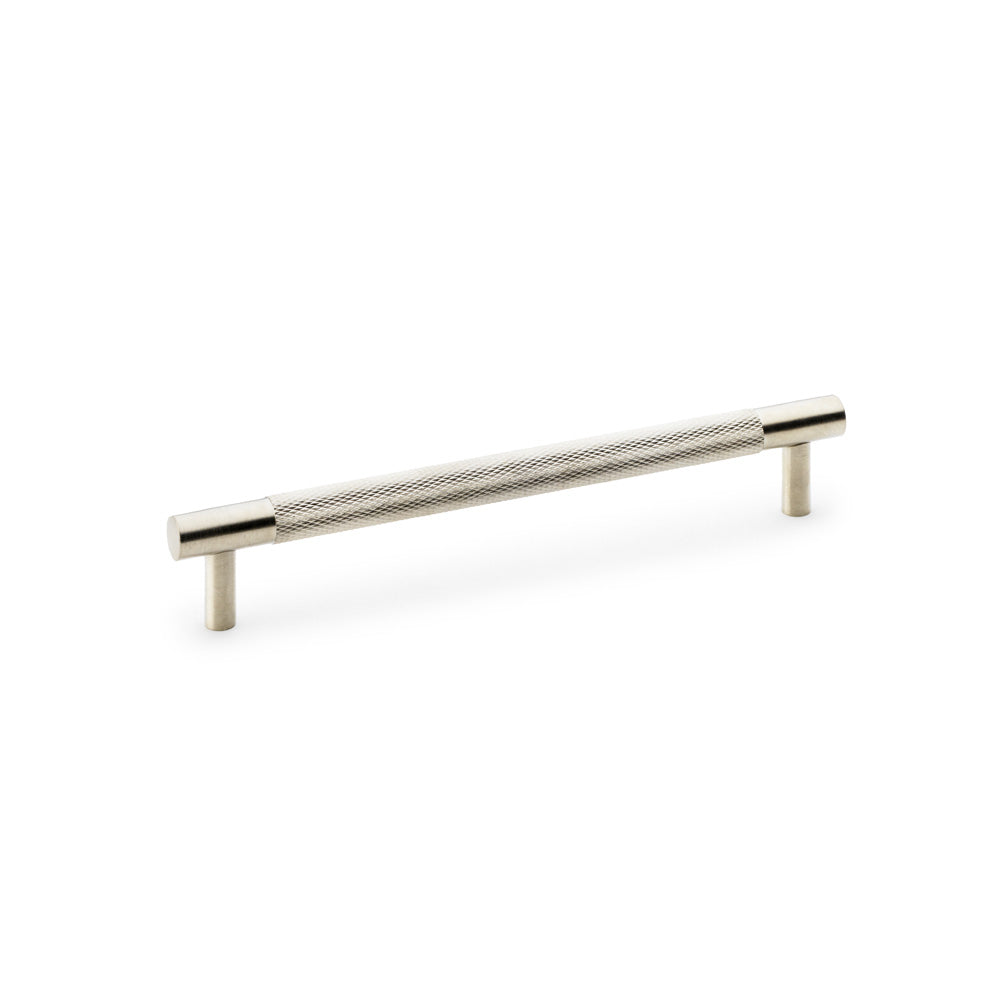 Brunel Satin Nickel Knurled T-Bar Cupboard Handles