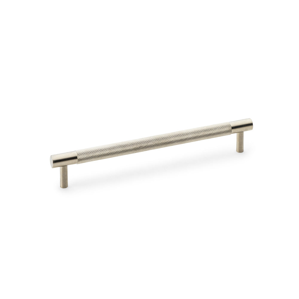 Brunel Satin Nickel Knurled T-Bar Cupboard Handles