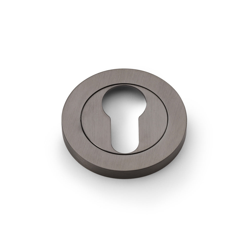 Concealed Fix Escutcheon Euro Profile - Dark Bronze PVD