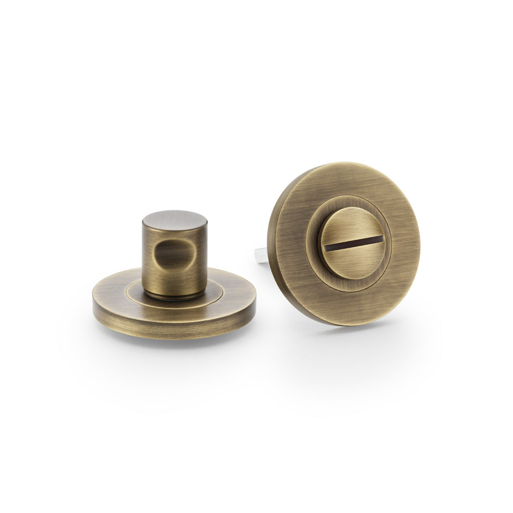 Plain Thumbturn and Release - Antique Brass