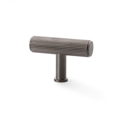 Crispin Reeded T-bar Cabinet Door Knob