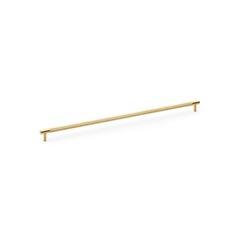 Brunel Satin Brass Knurled T-Bar Cupboard Handles