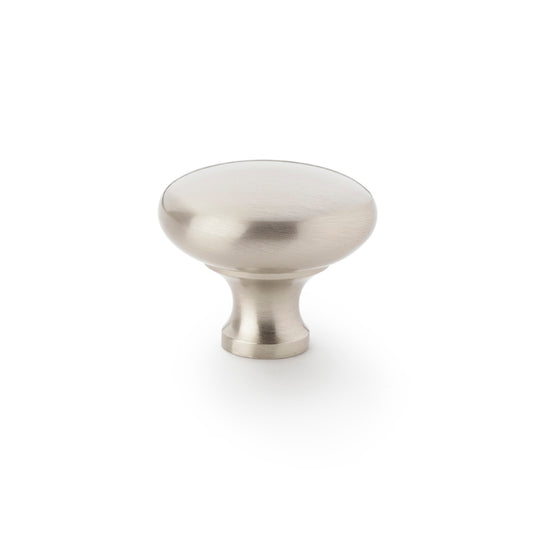 Wade Round Cupboard Knob - Satin Nickel - 38mm