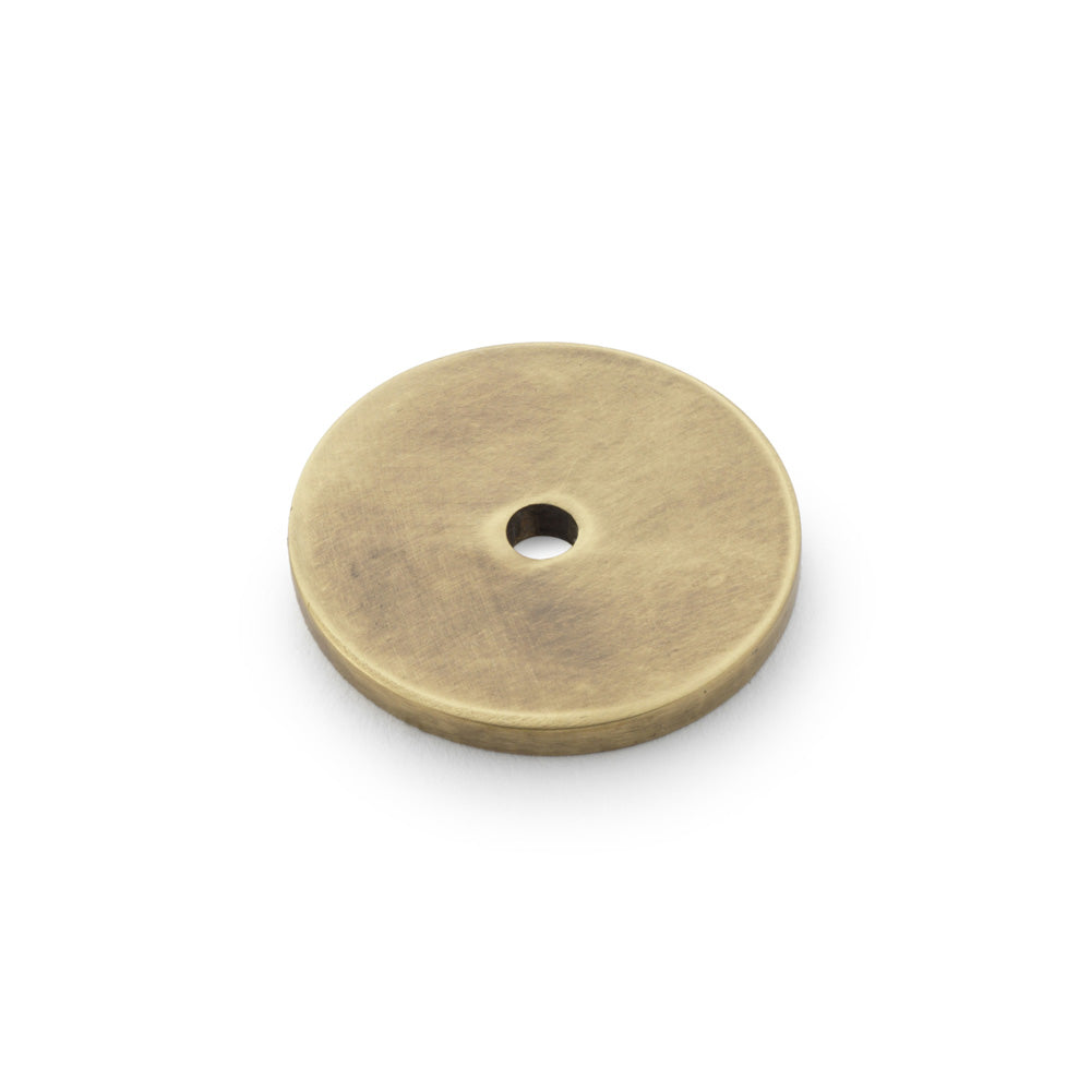 Circular Backplate - Antique Bronze - Diameter 30mm
